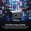 Picture of V18 HD Portable Projector: Dual Band WiFi6, Bluetooth 5.0 & 117" Large Screen for Family Movie Nights & Gaming